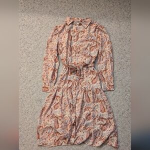 Dex Multicolor Paisley Dress